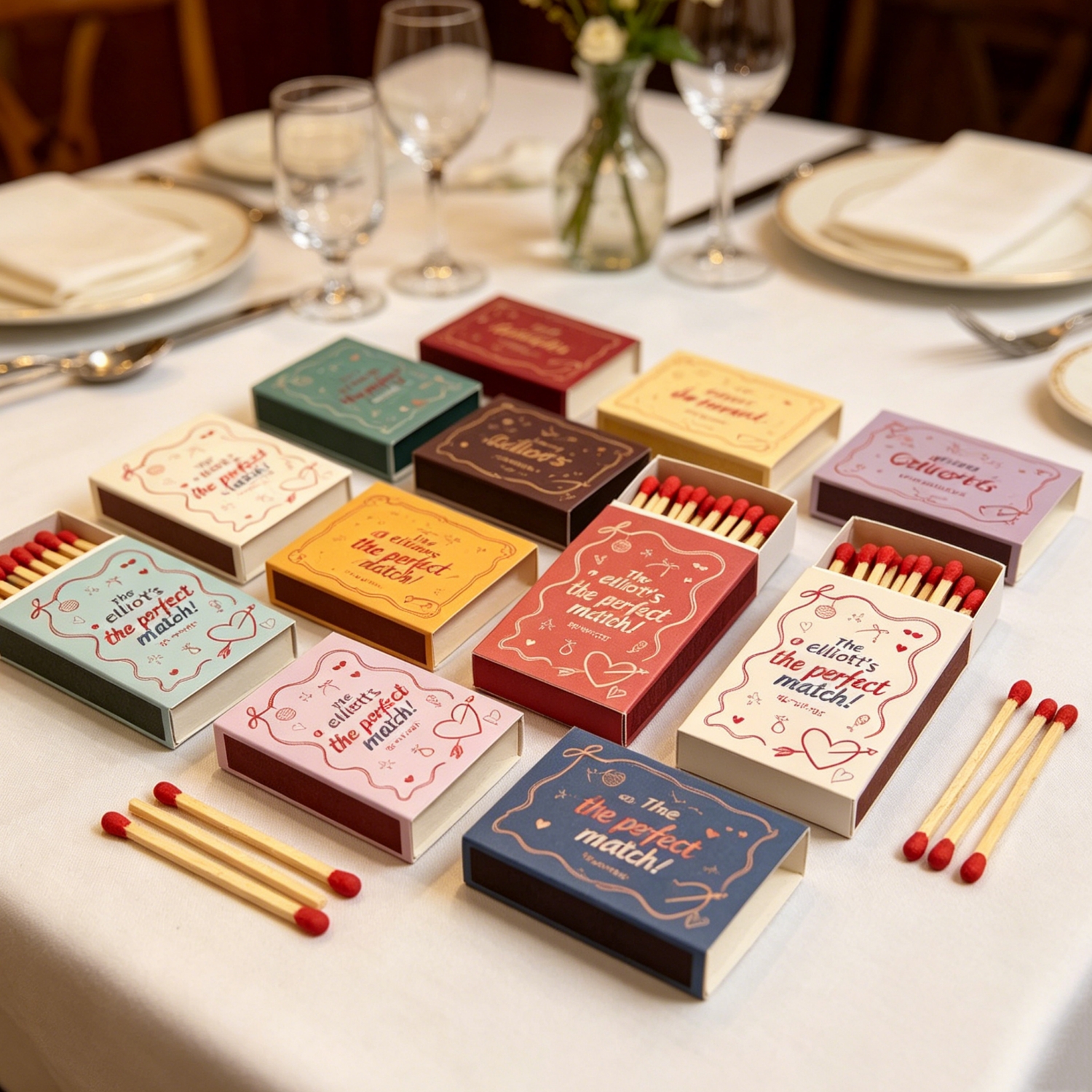 Cajas de Matchos Personalizada - Let'S Party Event Supply reseña y precio