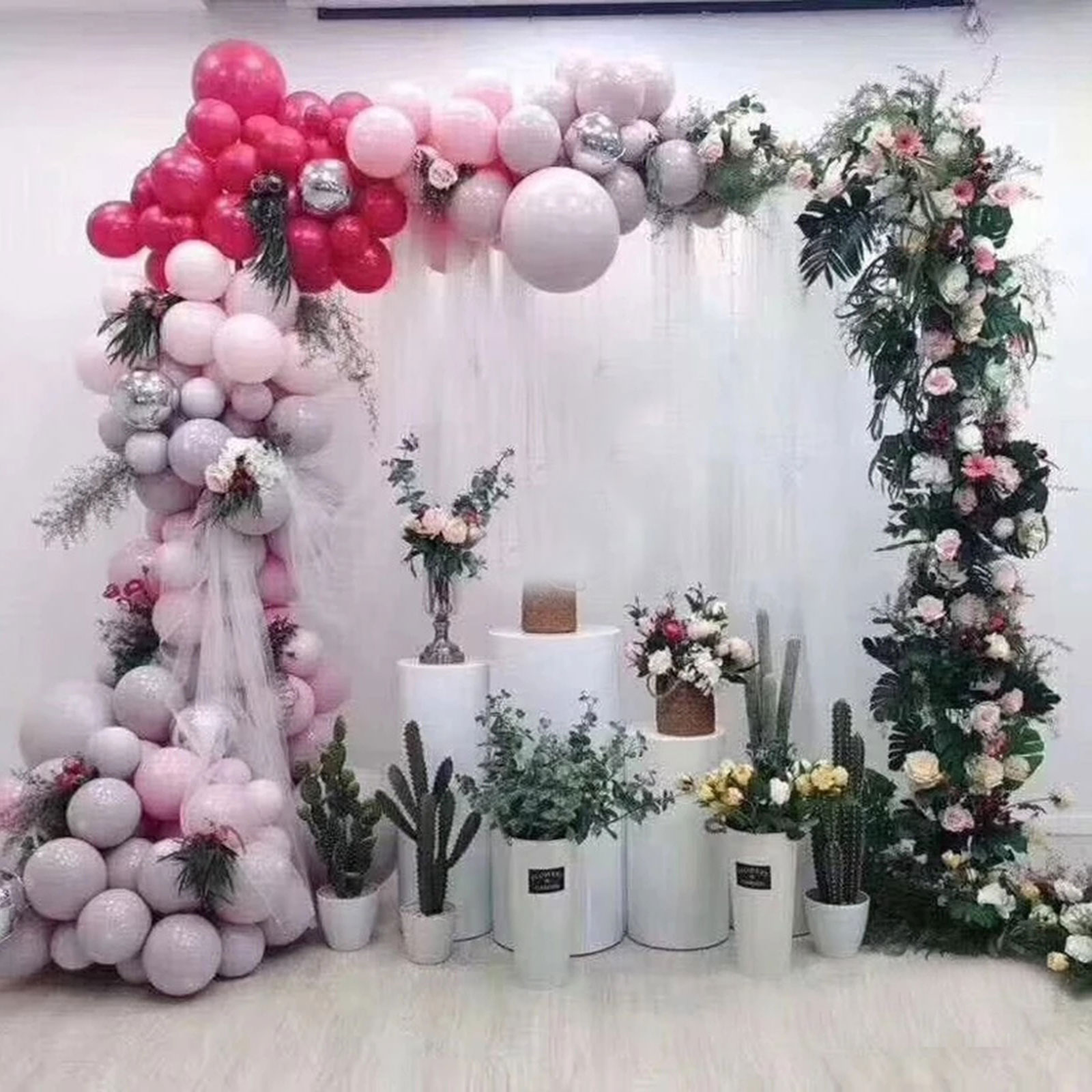 2,1x2 m / 79x83 pulgadas arco  - Balloon Arch Kit reseña y precio