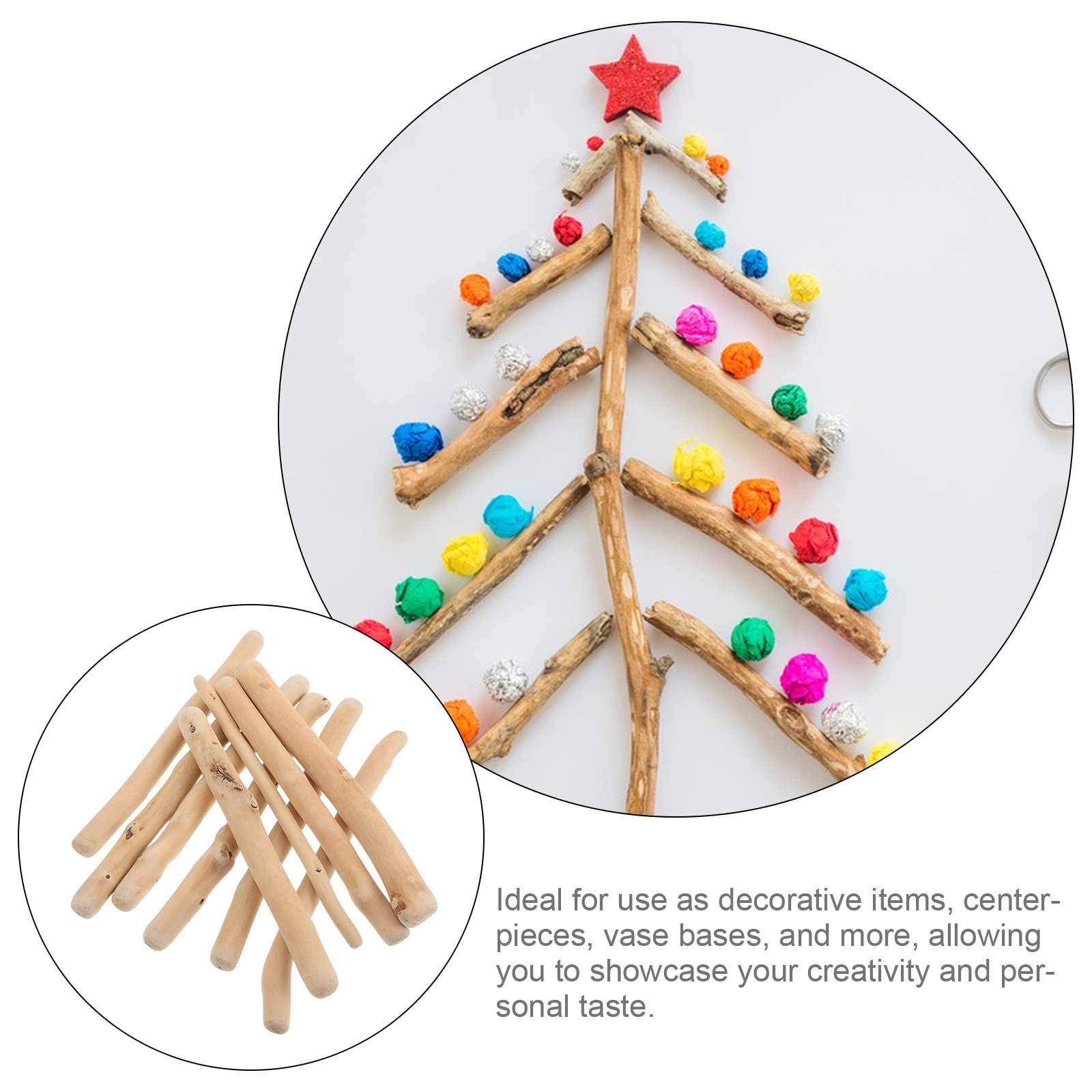 Decoración de Madera Natural,  - Centerpiece Stick reseña y precio