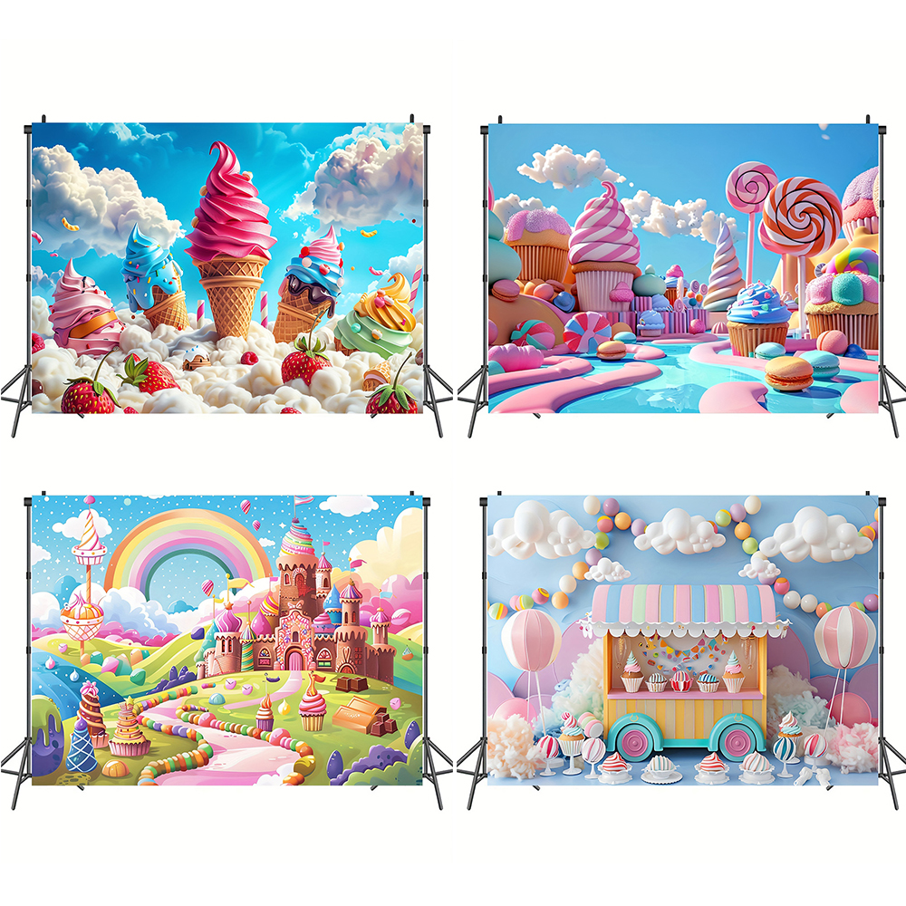 Fondo de fotografía con temáti - Dessert Table Backdrop reseña y precio