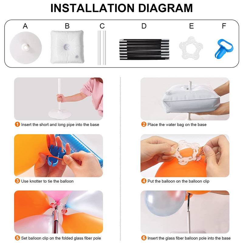 Soporte para globos, Kit de ar - Balloon Arch Kit reseña y precio