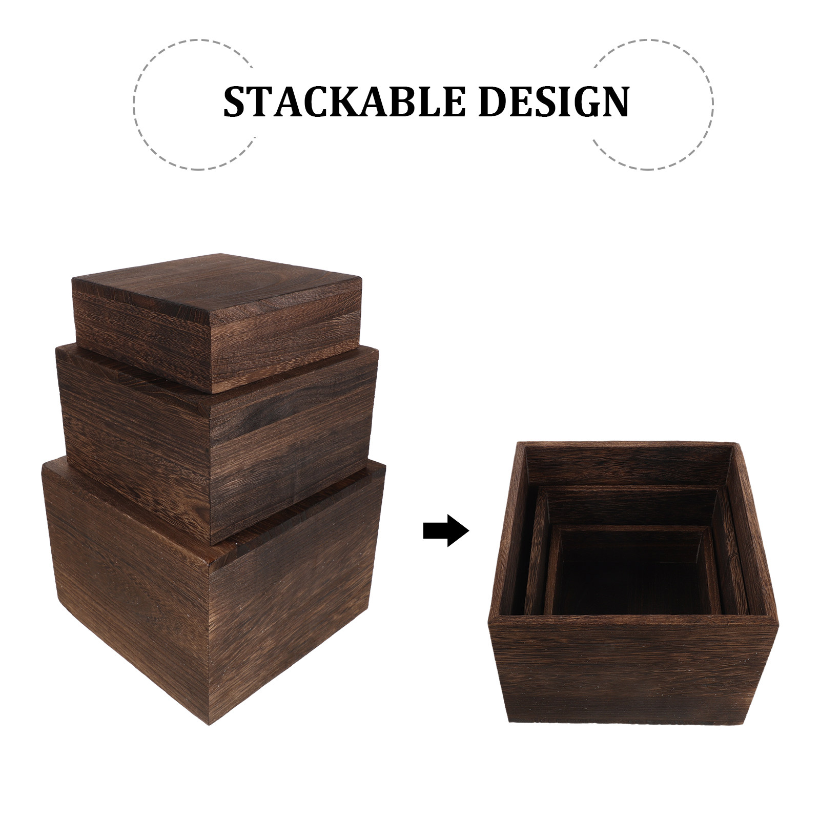 Juego de 3 Soportes de Madera  - Cupcake Stand Tier reseña y precio