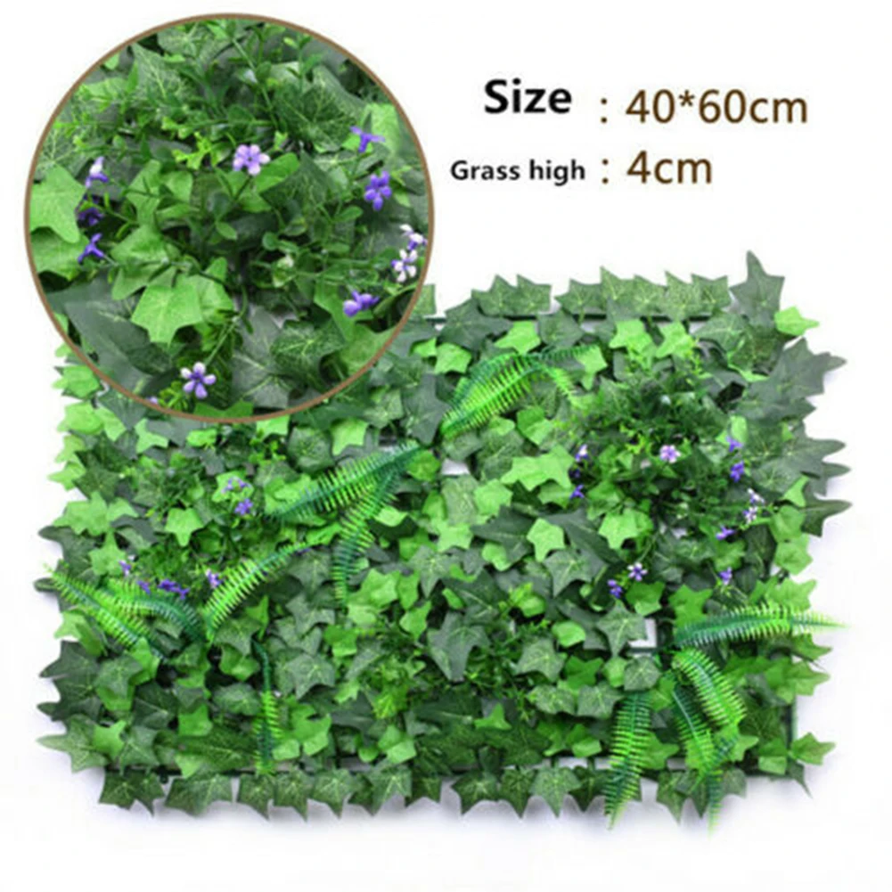 40*60cm césped Artificial plan - Flower Wall Panel reseña y precio