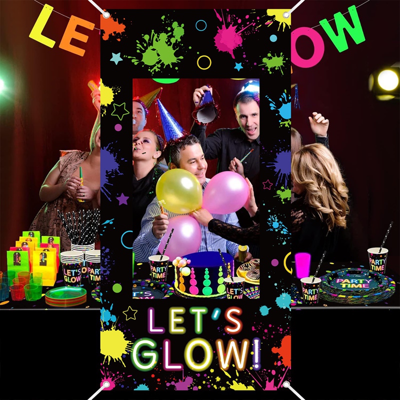 Marco de Fotos Let's Glow, Mar - Let'S Party Event Supply reseña y precio