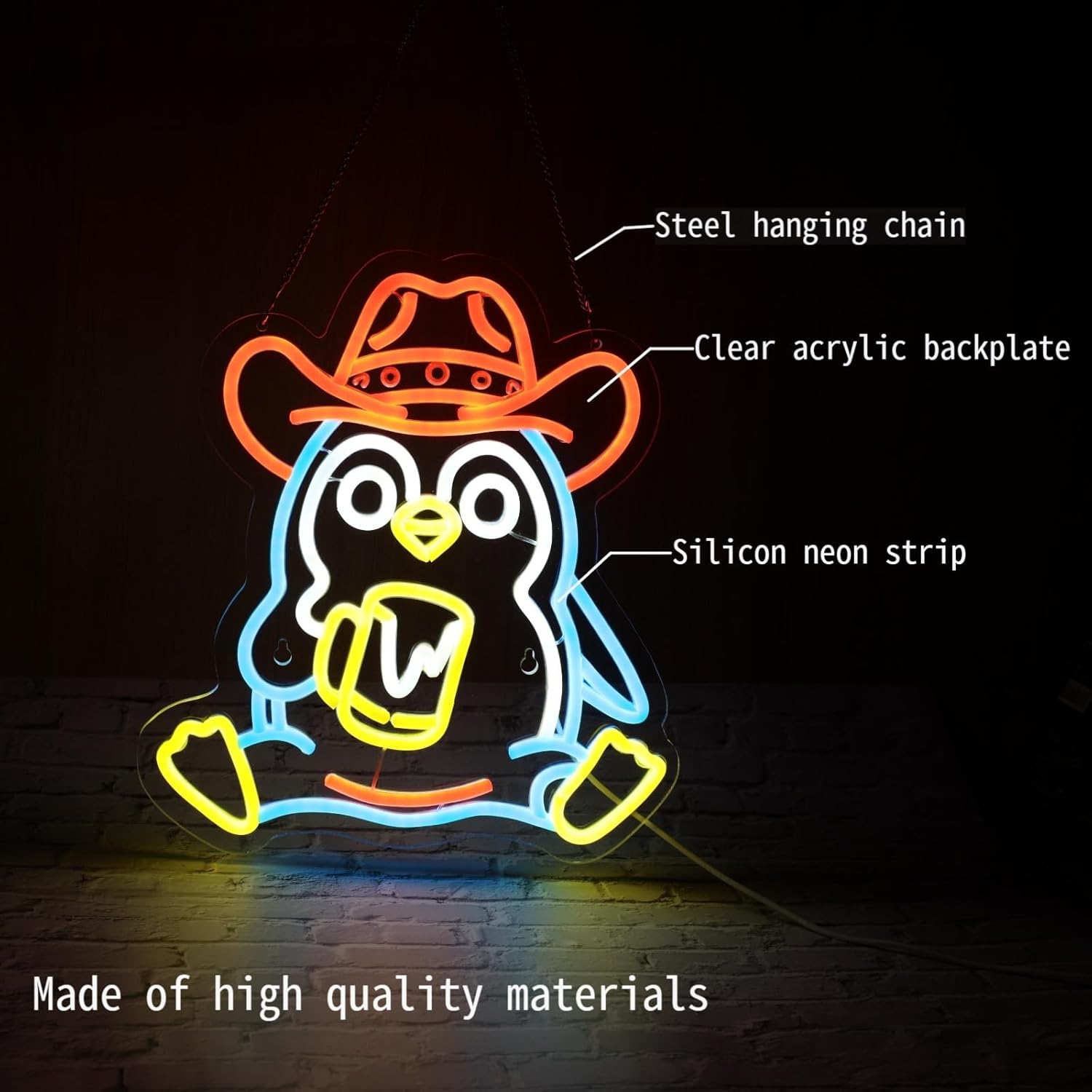 Letrero Luminoso LED de Neón c - Neon Sign Party reseña y precio