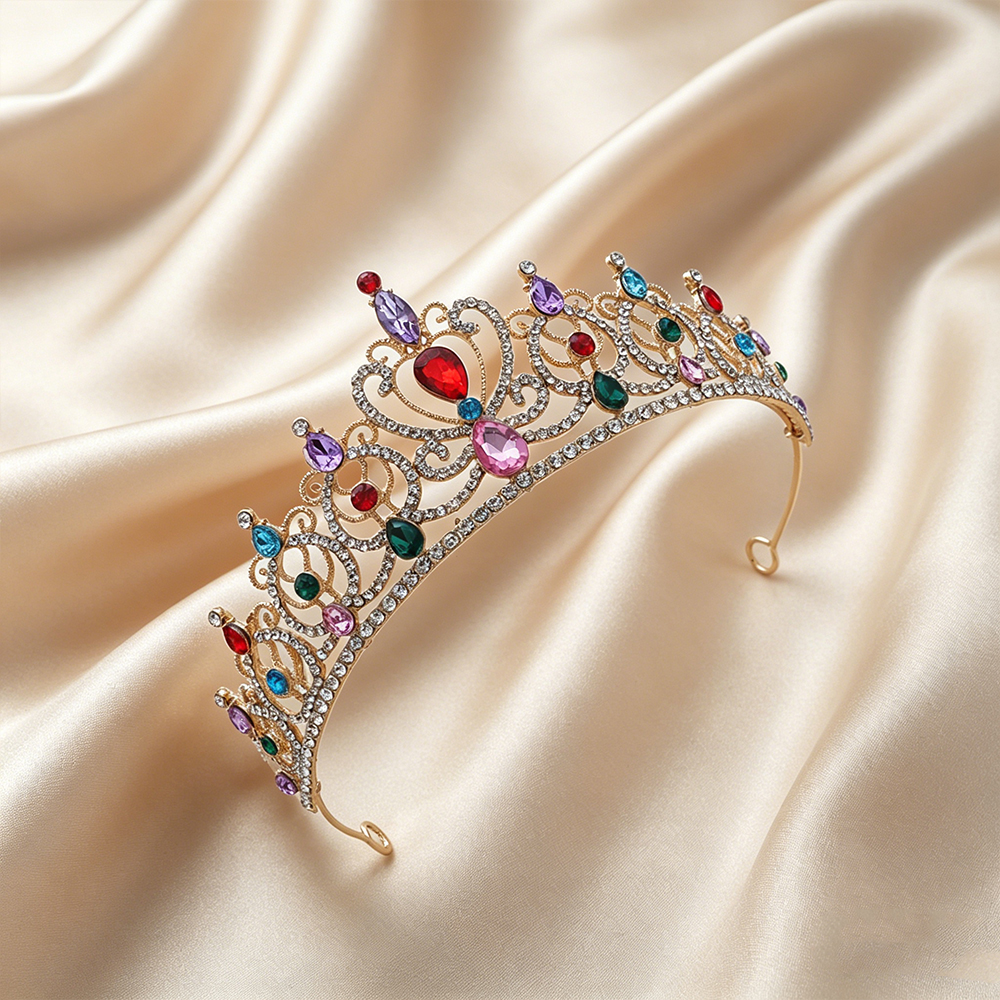 Tiara de Oro Vintage de Lujo,  - Event & Party Supply Photos reseña y precio
