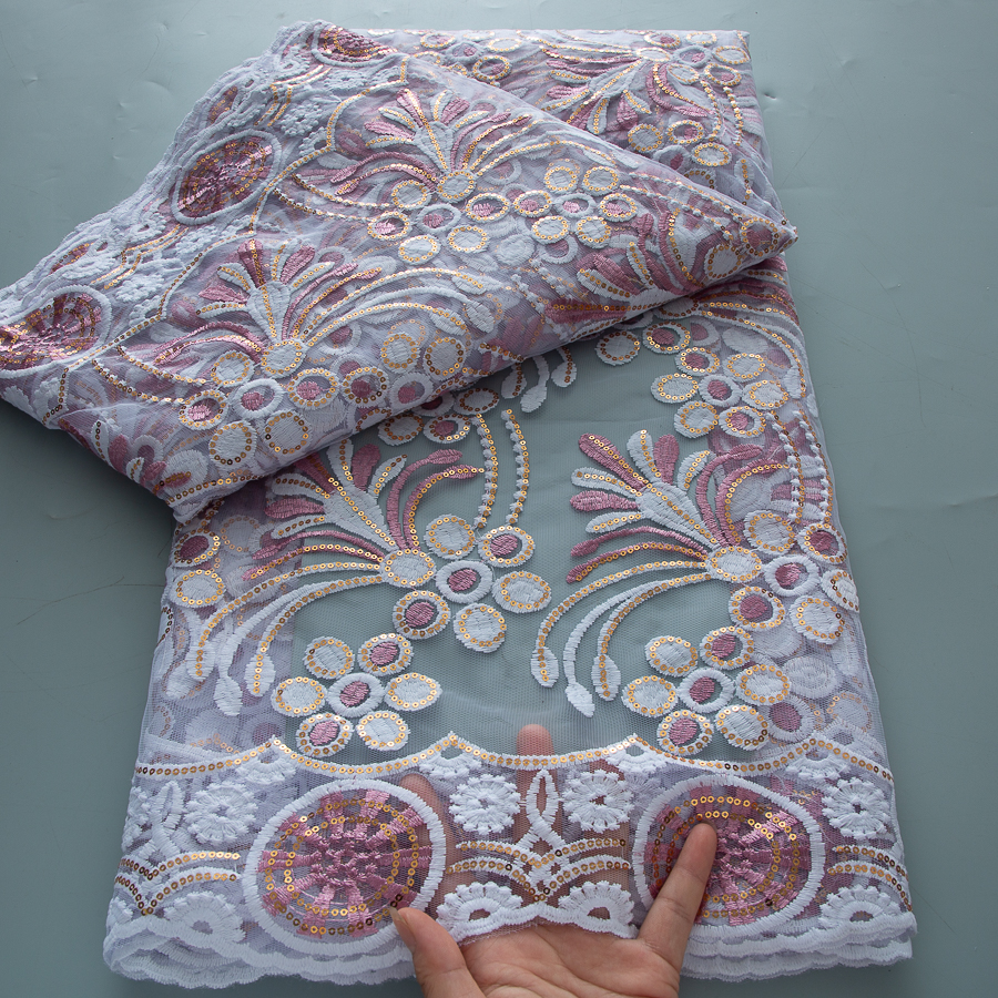 Tela de encaje africano azul 2 - Glitter Tablecloth reseña y precio