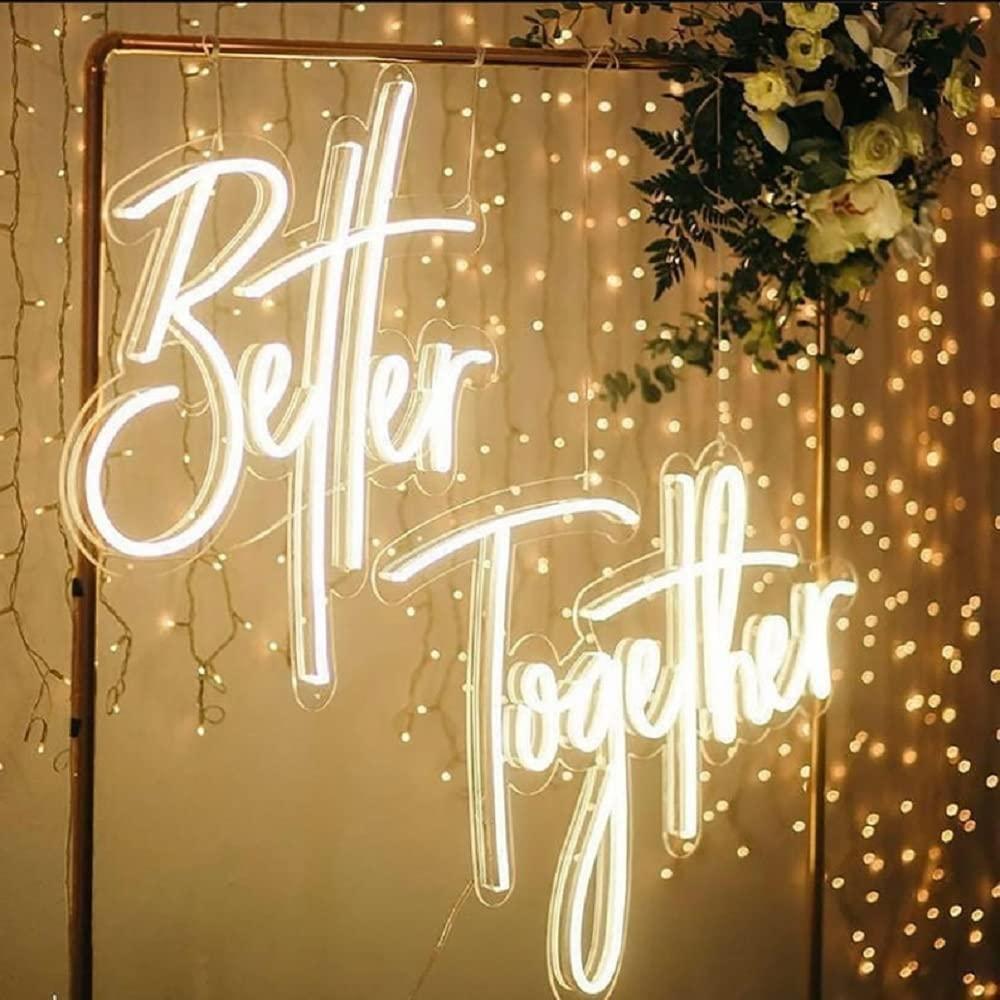 Letrero de Neón 'Better Togeth - Neon Sign Party reseña y precio