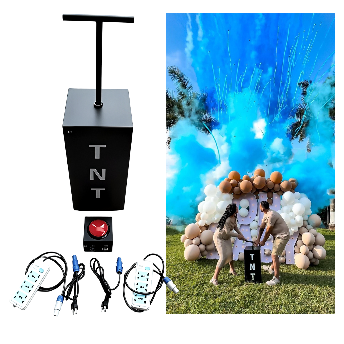 Máquina de revelación de géner - Confetti Cannon Tube reseña y precio