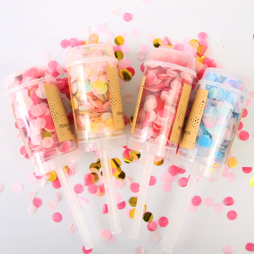 Confeti redondo de realce para - Confetti Cannon Tube reseña y precio