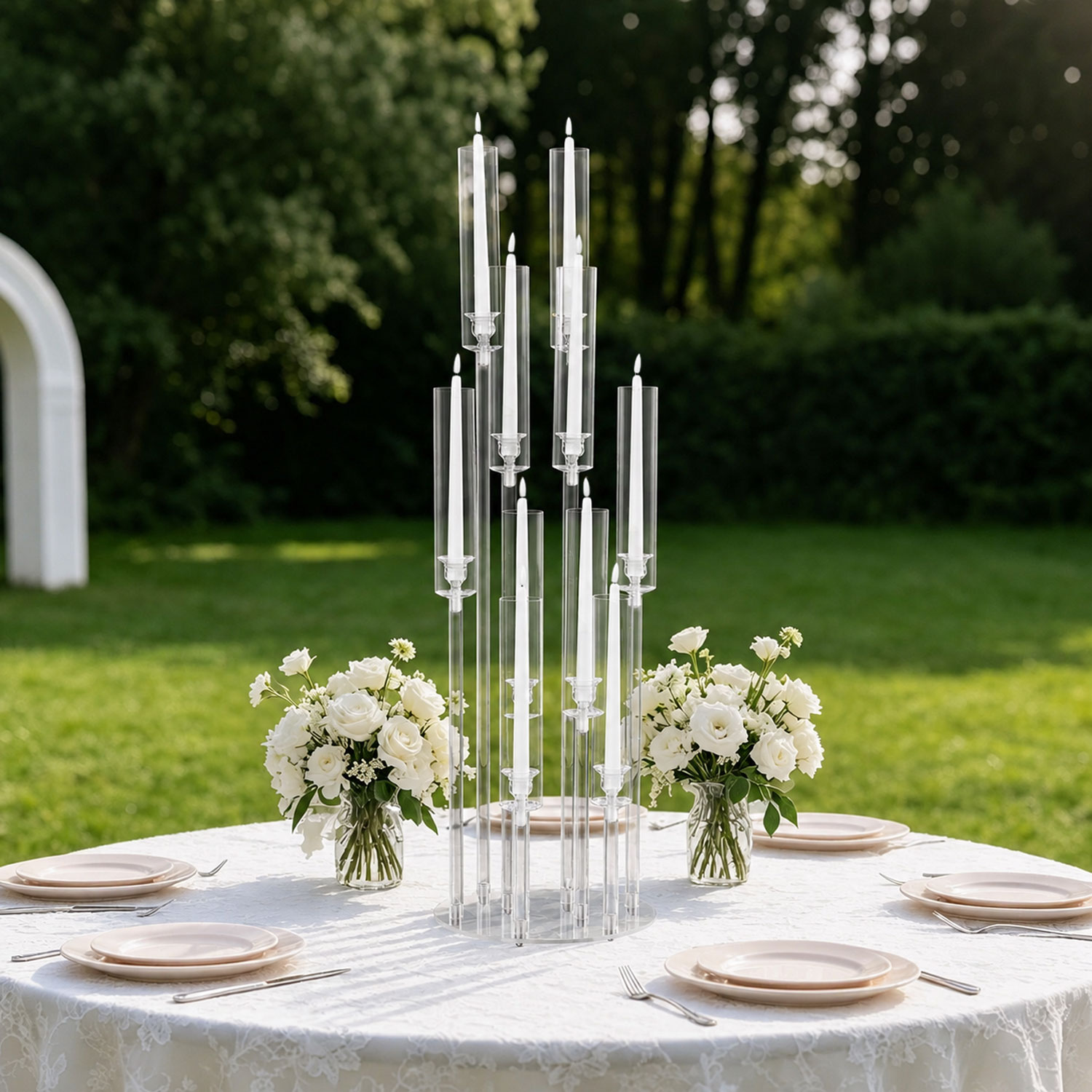 Candelabros Acrílicos de 10 Br - Centerpiece Stick reseña y precio