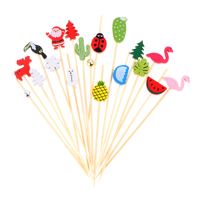 Pinchos de bambú desechables c - Centerpiece Stick reseña y precio