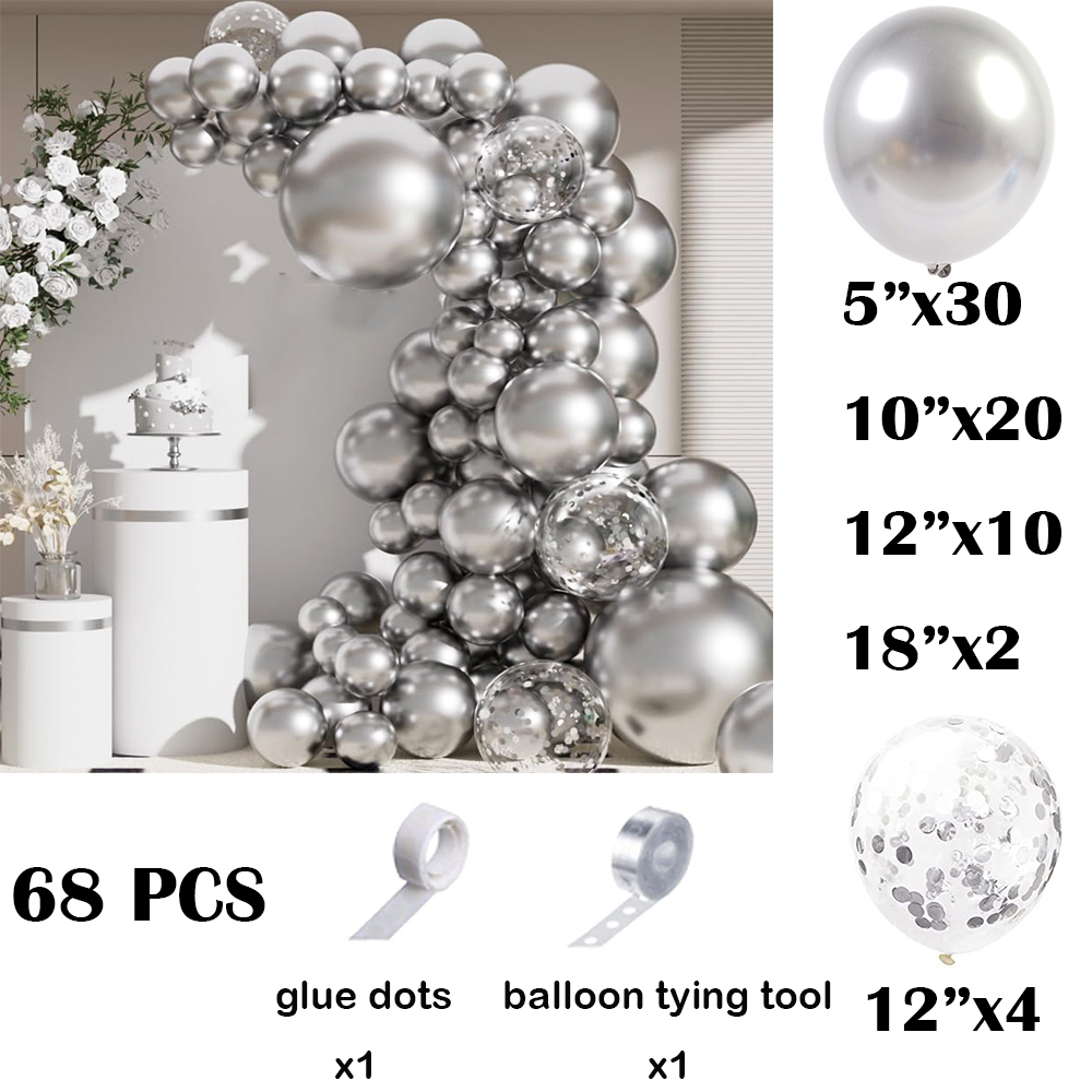 68 Uds. Kit de arco de guirnal - Balloon Arch Kit reseña y precio