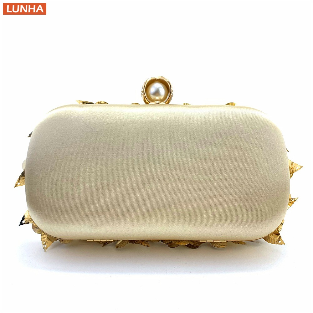 Bolso de mano de lujo con perl - Event Party Box reseña y precio