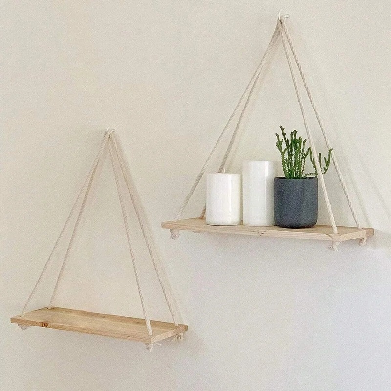 Columpio de madera colgante, c - Flower Wall Panel reseña y precio