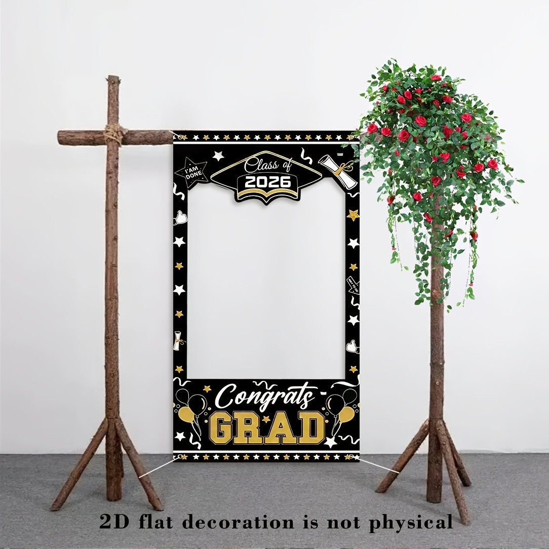 Banner plano 2D para puerta, 1 - Photo Booth Frame reseña y precio