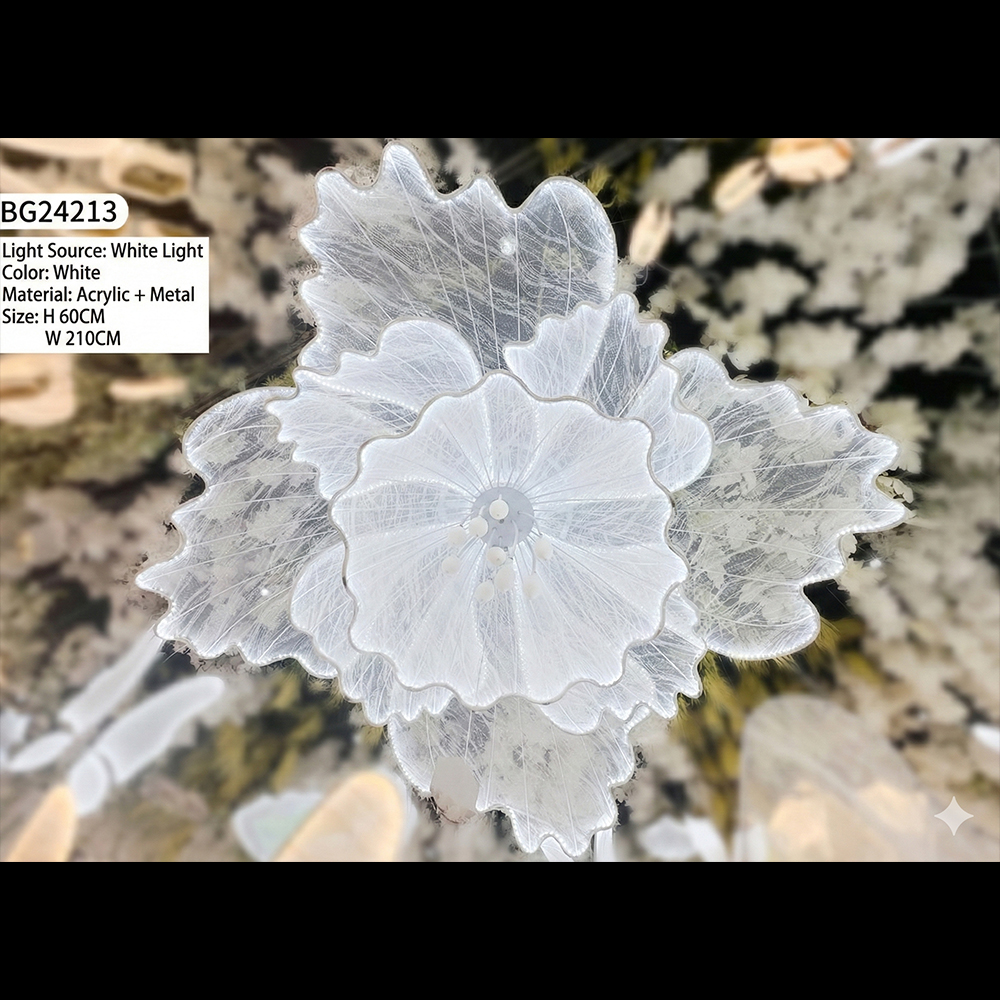 Soporte de Fondo con Flores Bl - Event & Party Supply reseña y precio