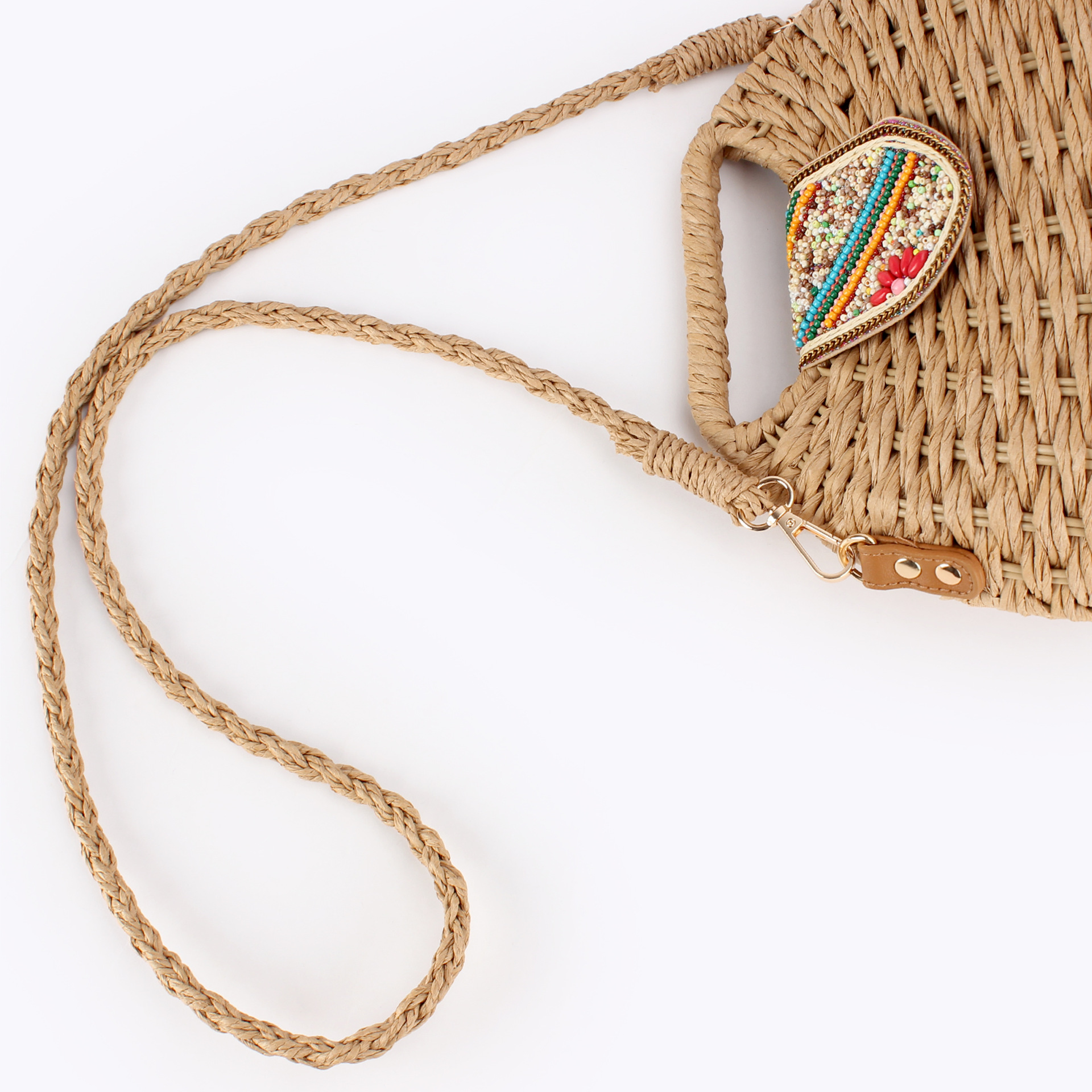 Bolsos de mano de mujer con cu - Paper Straw Color reseña y precio