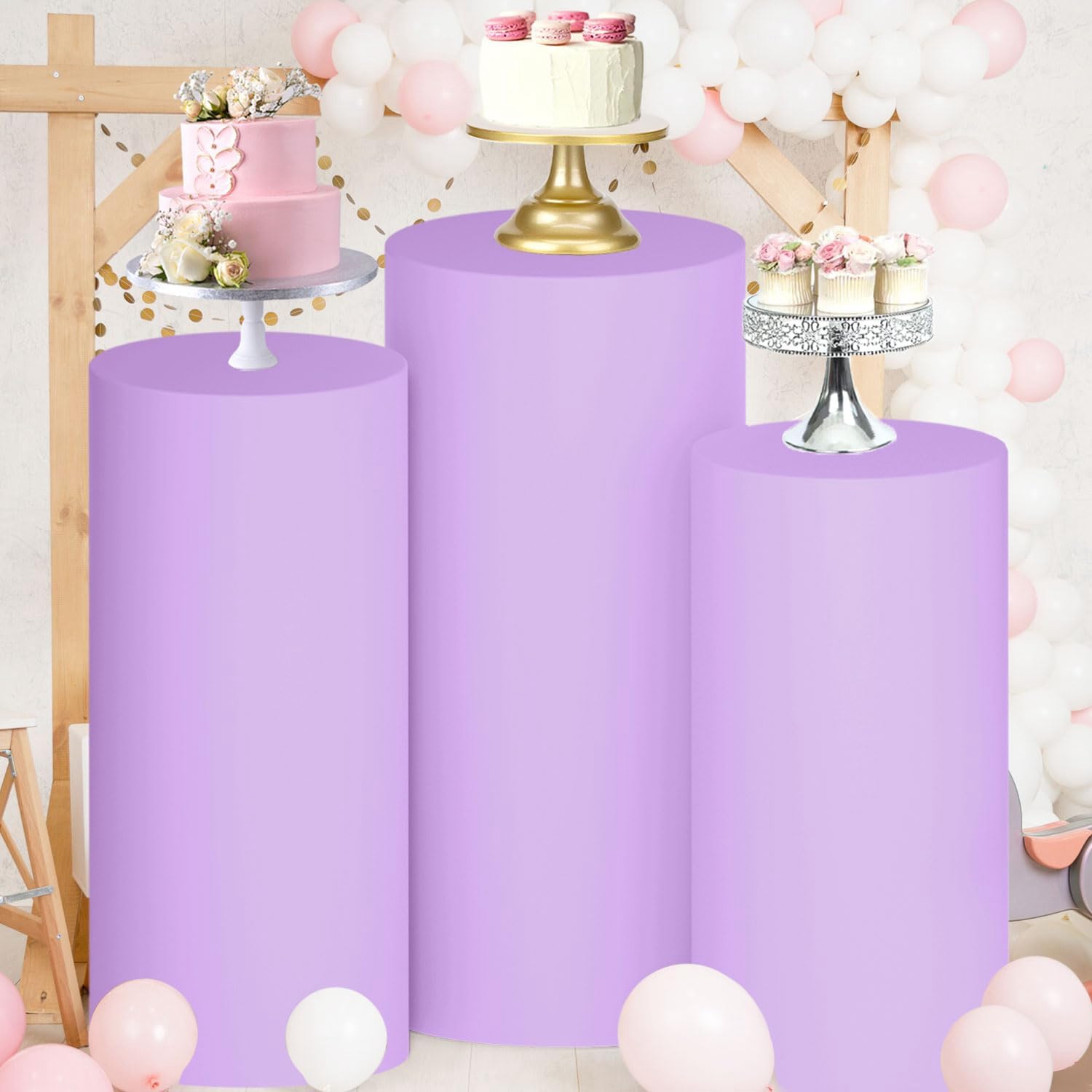 Yeele - Fundas elásticas morad - Dessert Table Backdrop reseña y precio