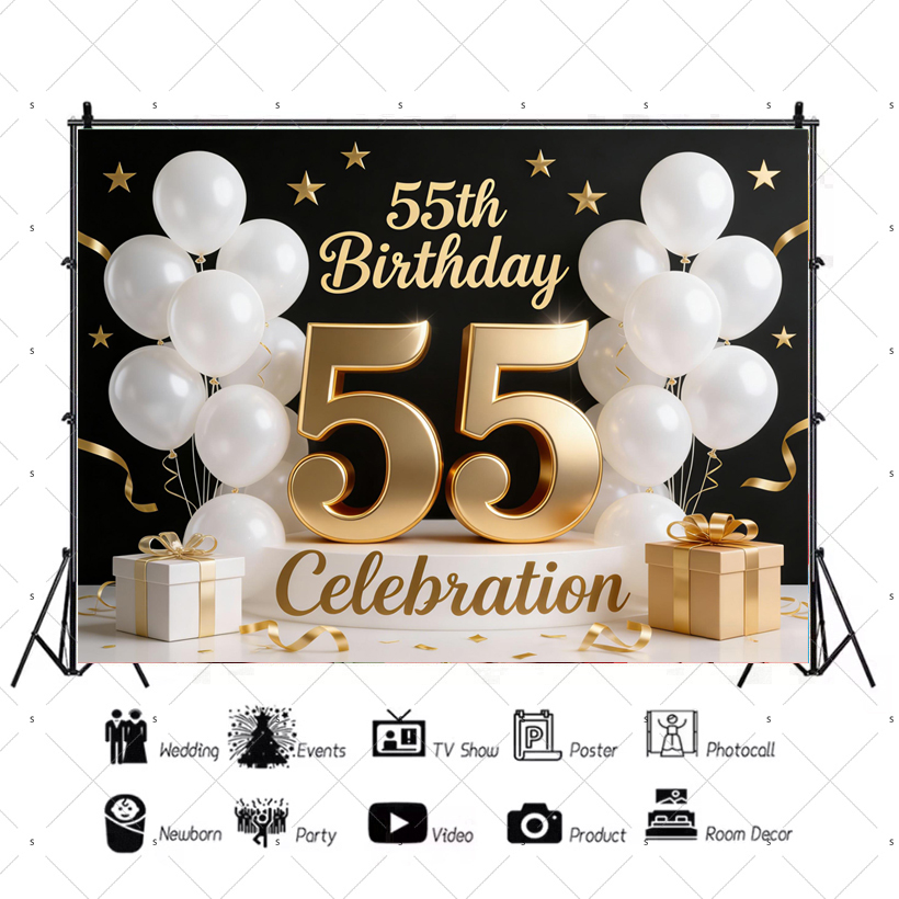 Suministros de fondo de feliz  - Party Banner Gold reseña y precio