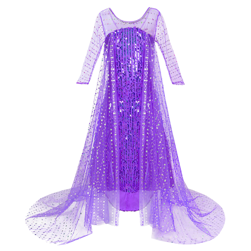 Vestido Morado de Elsa para Ha - Glitter Tablecloth reseña y precio