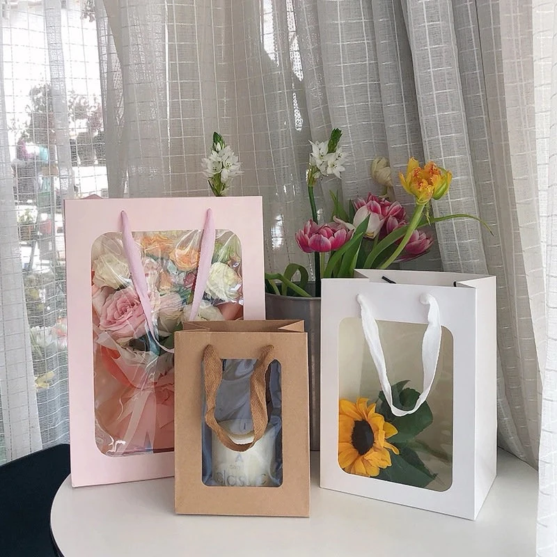 Bolsa de mano de flores de pap - Event Party Box reseña y precio