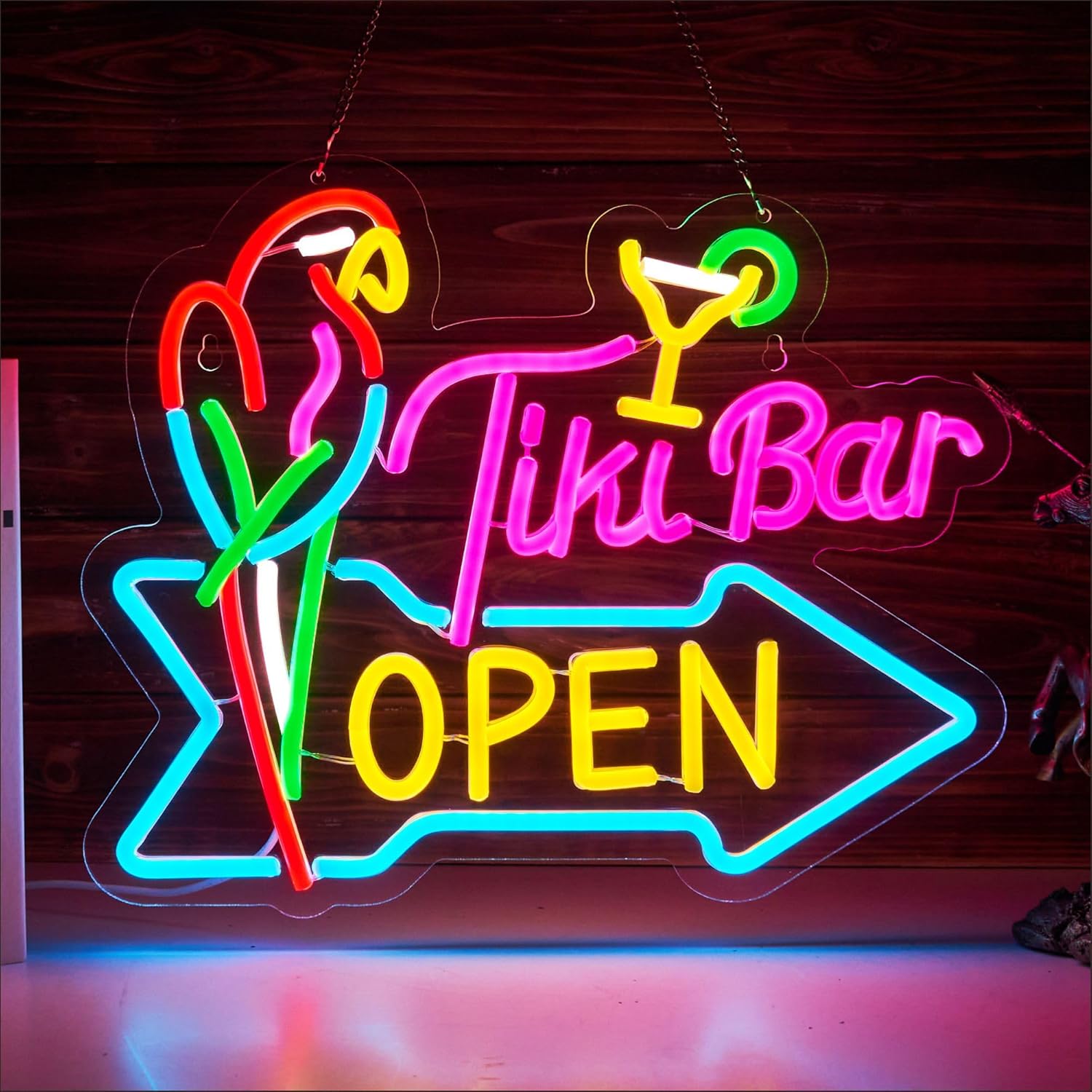 Letrero Luminoso de Neón 'Bar  - Neon Sign Party reseña y precio