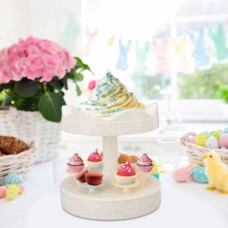 Soporte giratorio automático p - Cupcake Stand Tier reseña y precio