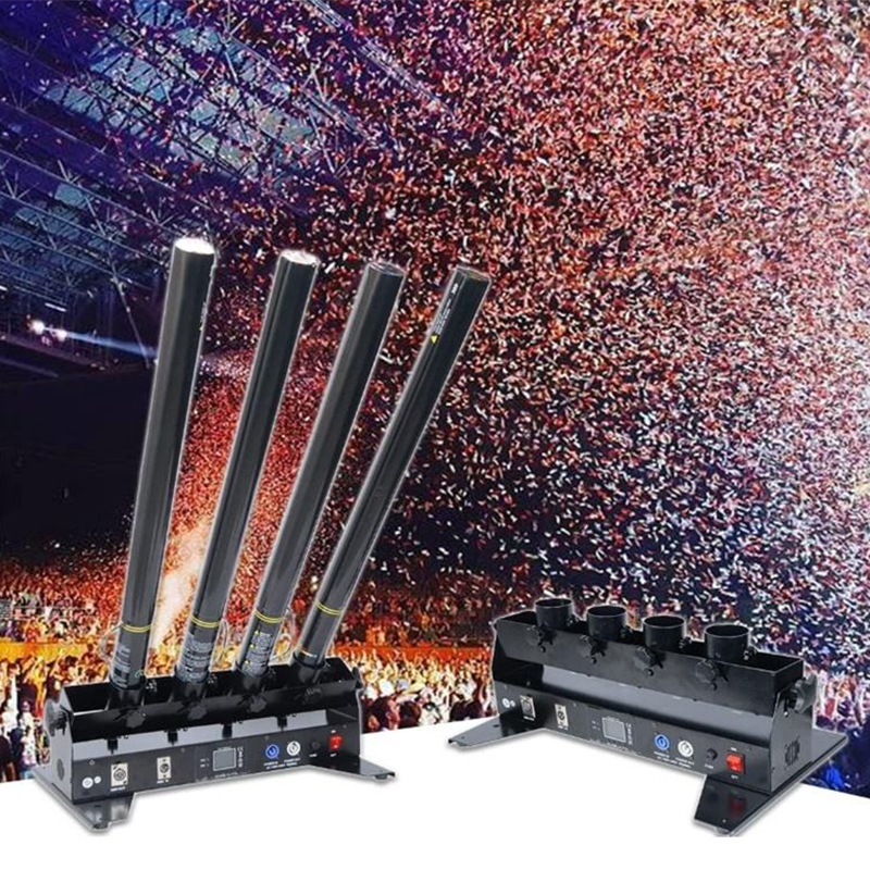 Cañón lanzador de confeti eléc - Confetti Cannon Tube reseña y precio
