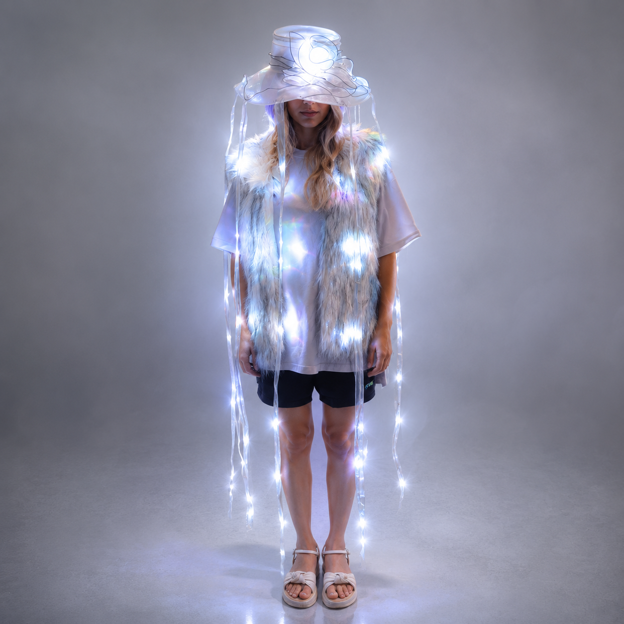Sombrero de Medusa LED, Lumino - Event Party Dj reseña y precio