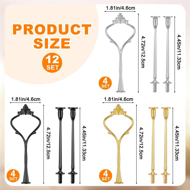 Kit de Herrajes ABVC, 12 Conju - Cupcake Stand Tier reseña y precio