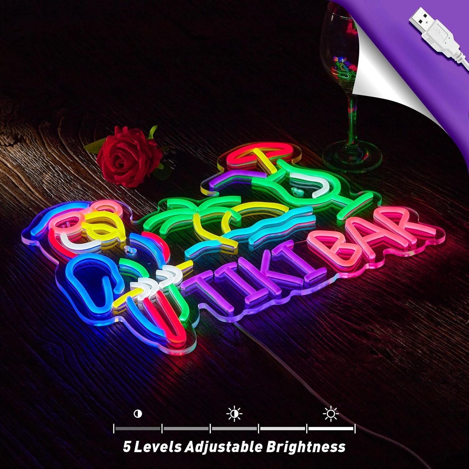 Letrero de Neón con Diseño de  - Neon Sign Party reseña y precio