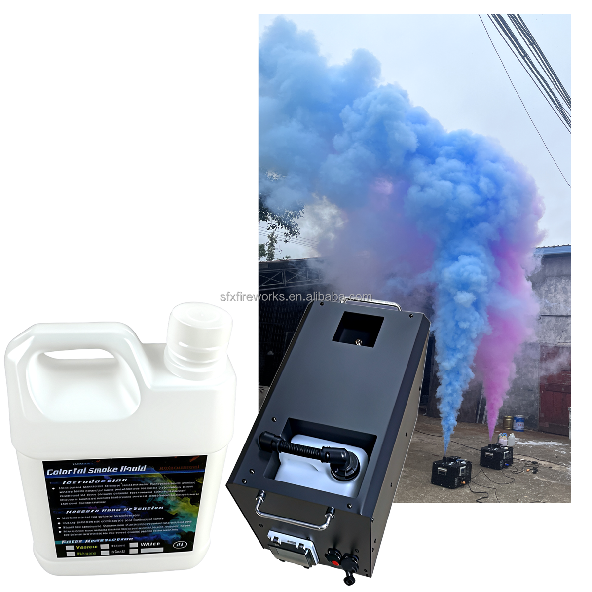 Máquina de Humo de Colores con - Confetti Cannon Tube reseña y precio