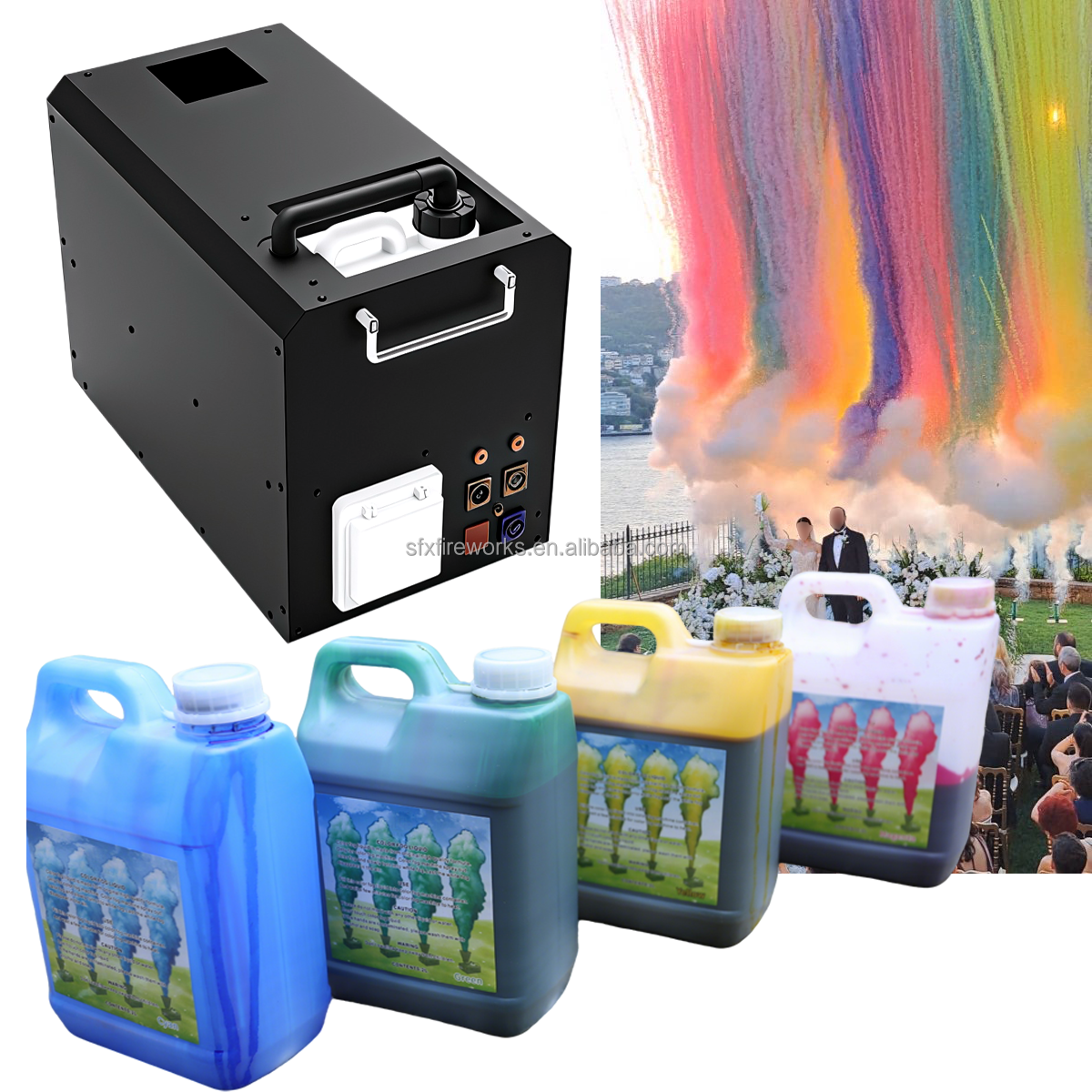 Máquina de Humo de Colores con - Confetti Cannon Tube reseña y precio