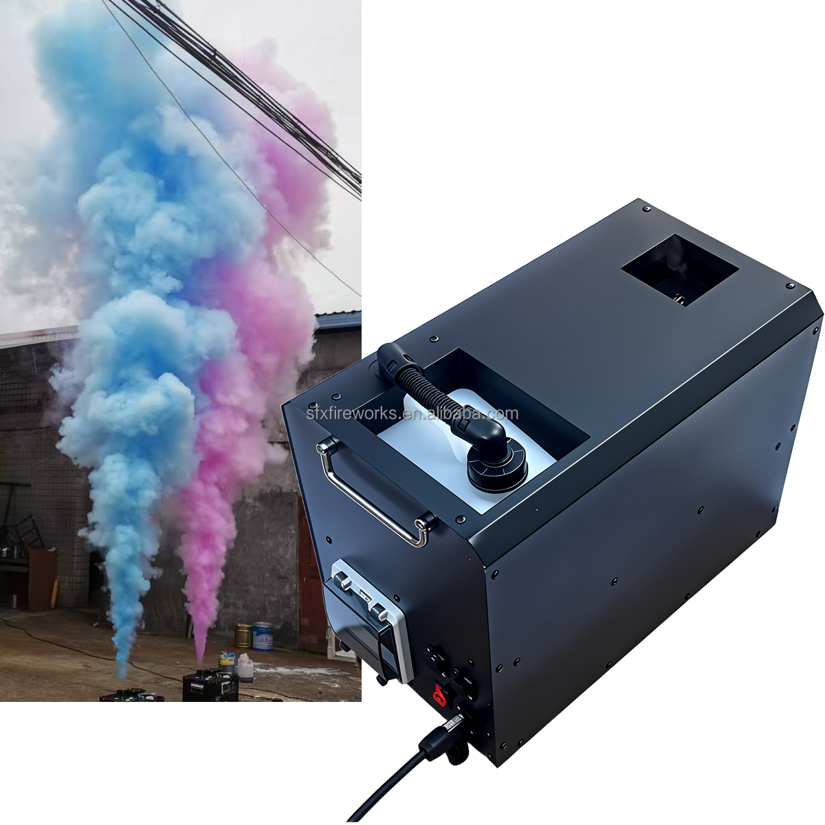 Máquina de Humo de Colores con - Confetti Cannon Tube reseña y precio