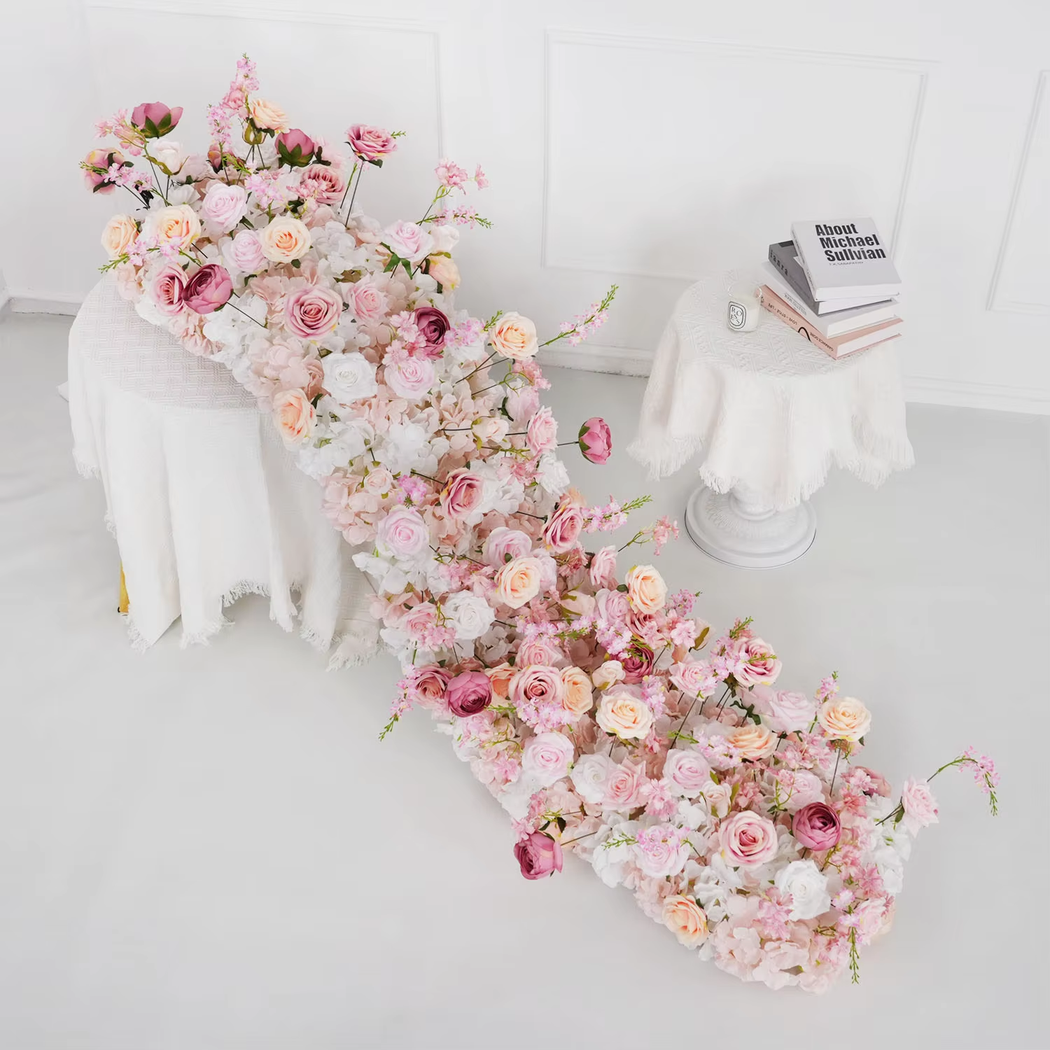 Uflower 1m/2m Rosa hortensia f - Flower Wall Panel reseña y precio
