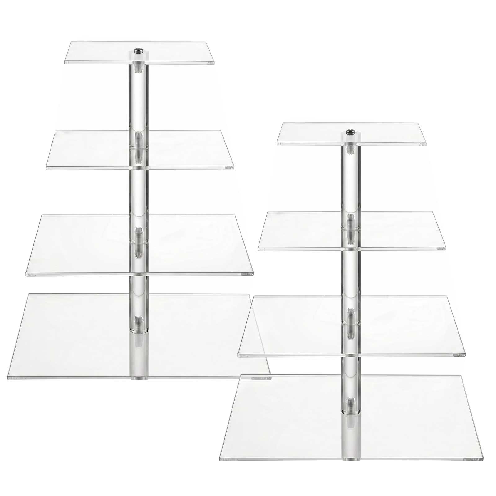 Soporte Transparente de 4 Nive - Cupcake Stand Tier reseña y precio