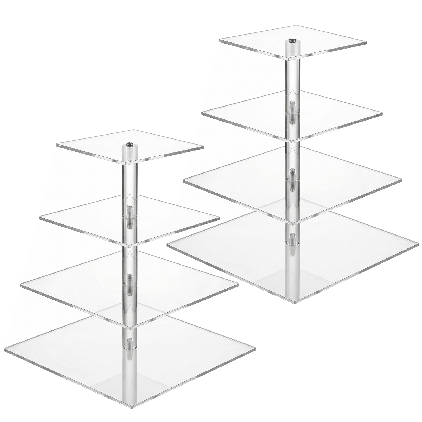 Soporte Transparente de 4 Nive - Cupcake Stand Tier reseña y precio