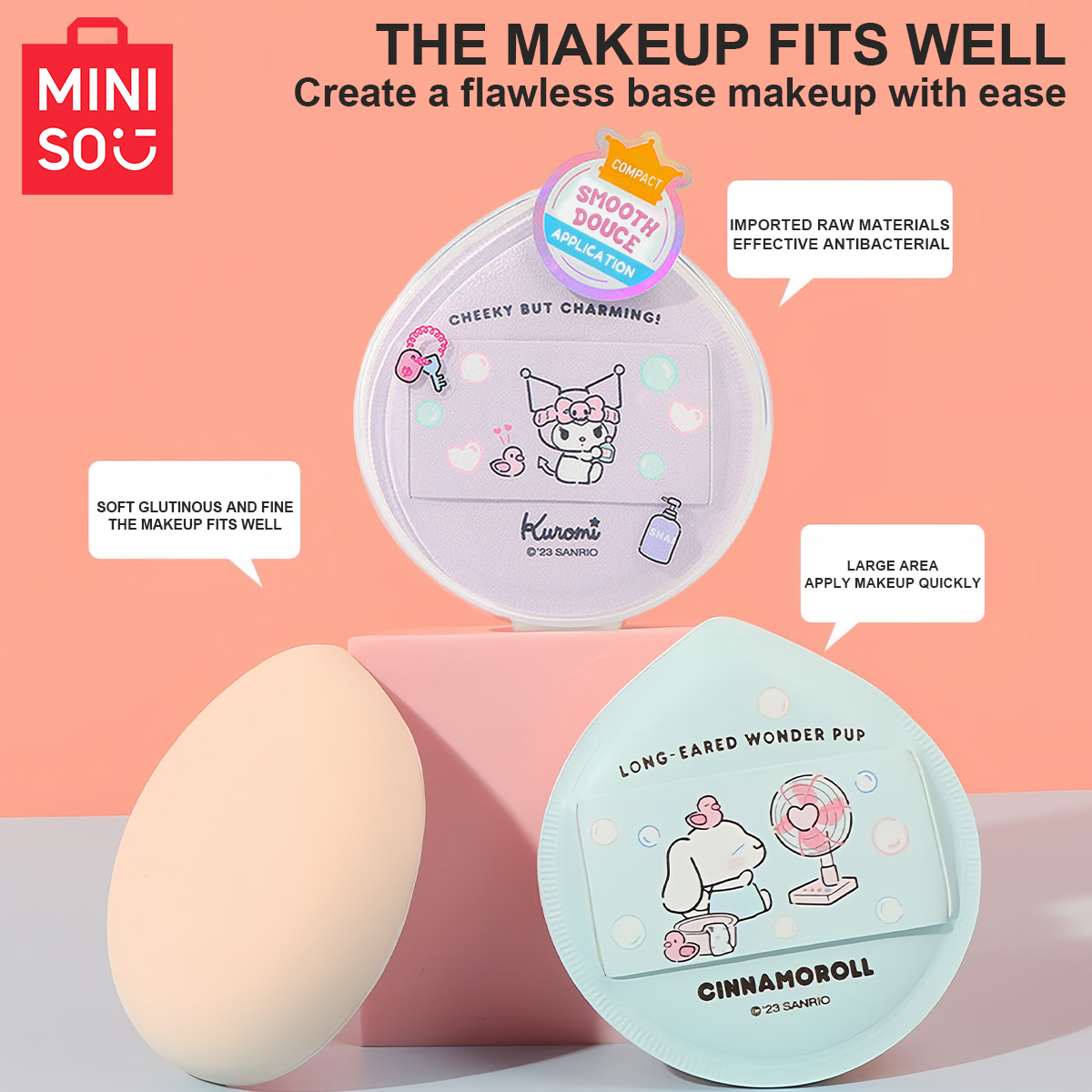 MINISO Sanrio antibacteriano E - Cotton Candy Cone reseña y precio