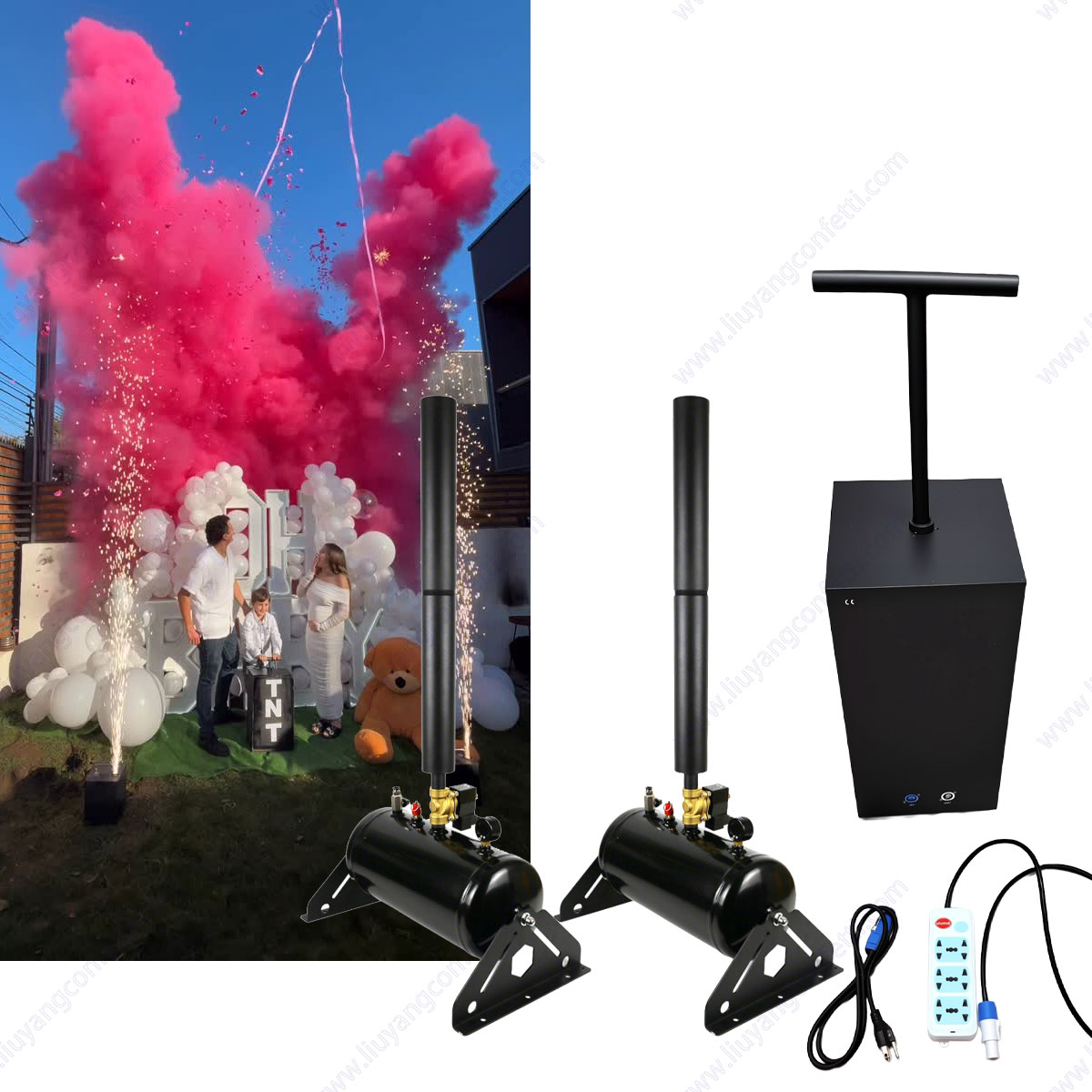 Confeti Streamer Baby Shower M - Confetti Cannon Tube reseña y precio