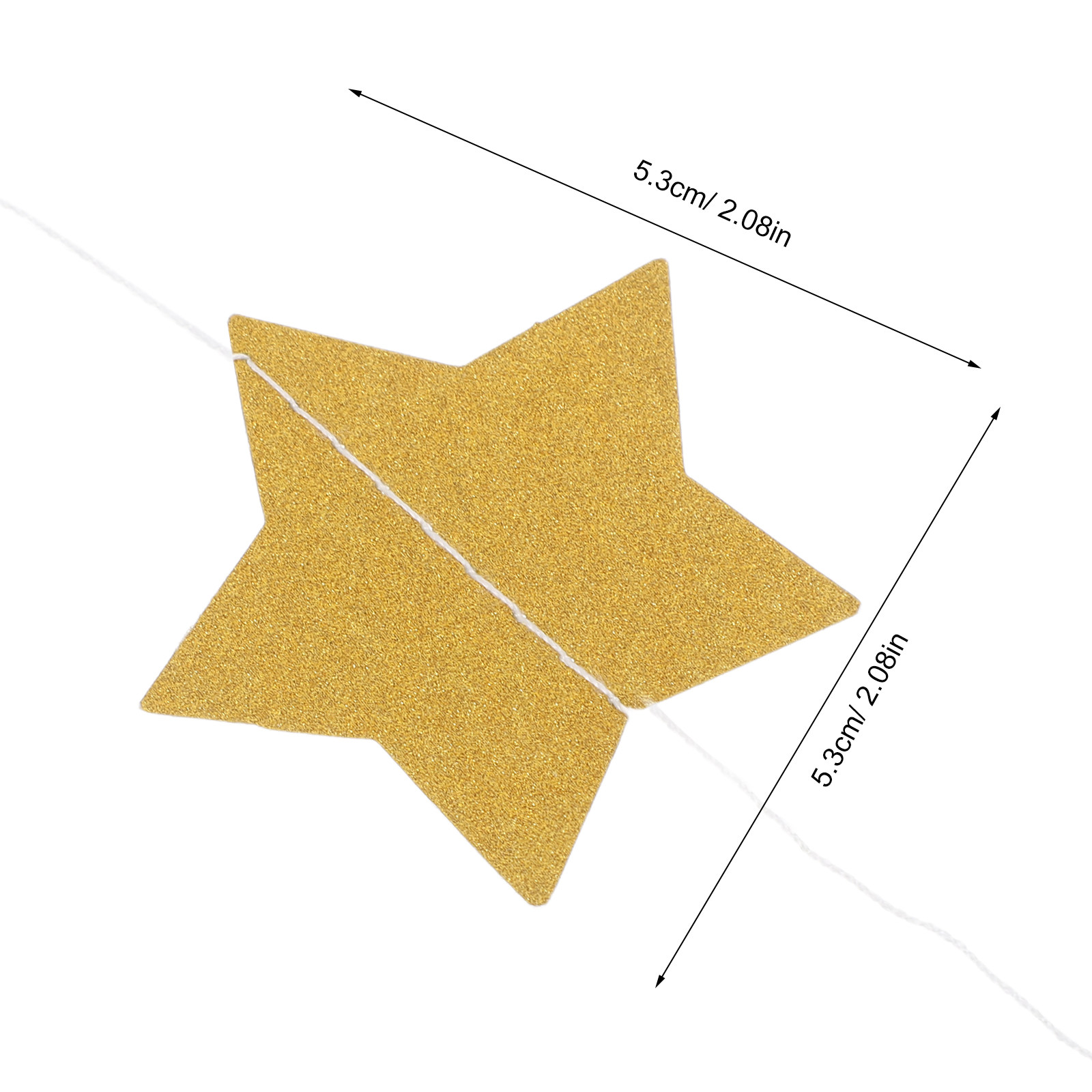 Guirnalda de Estrellas Doradas - Party Banner Gold reseña y precio
