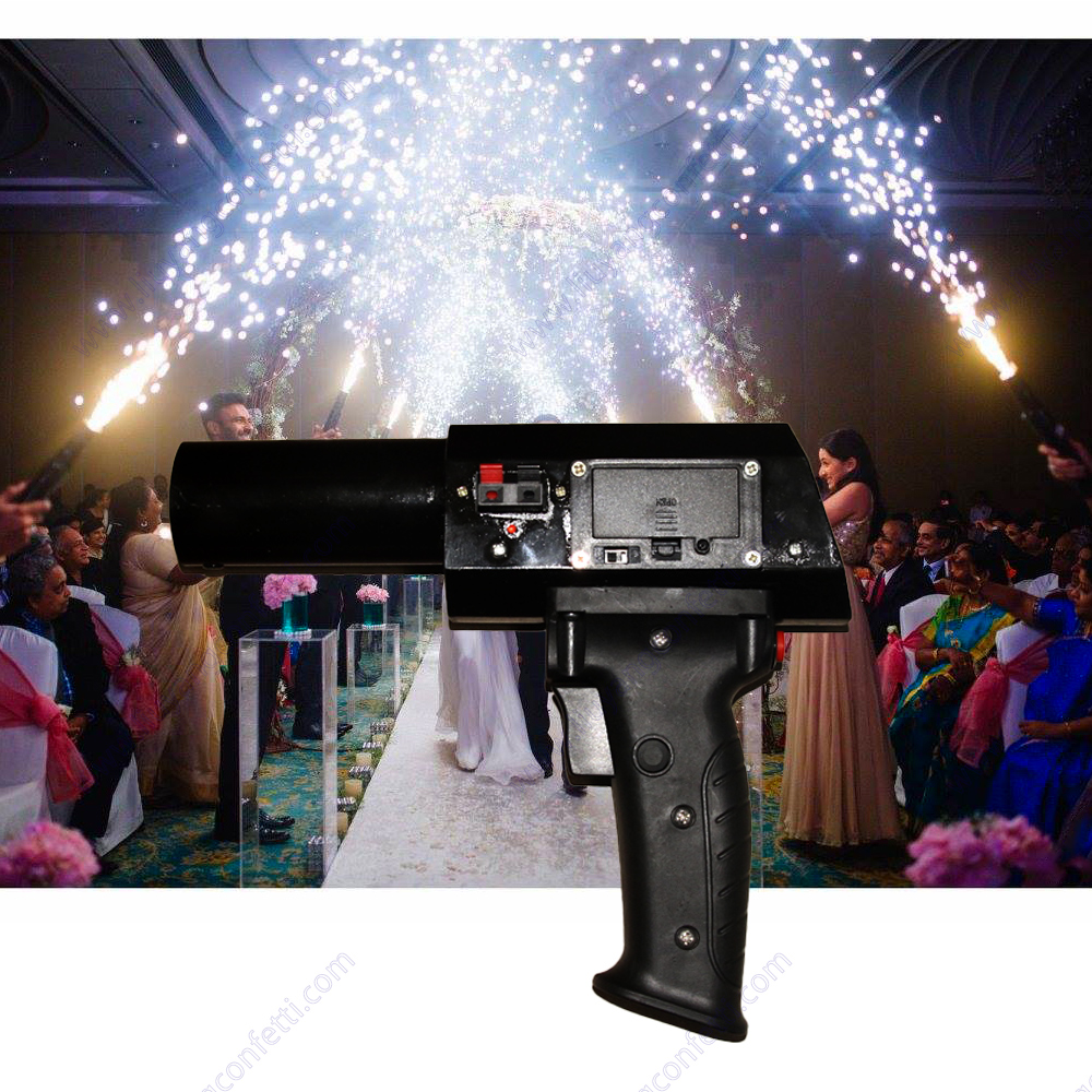 Pistola pirotécnica fría, tira - Confetti Cannon Tube reseña y precio