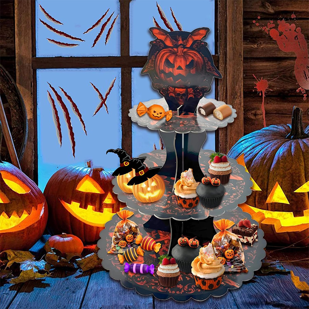 Soporte para pastel de Hallowe - Cupcake Stand Tier reseña y precio