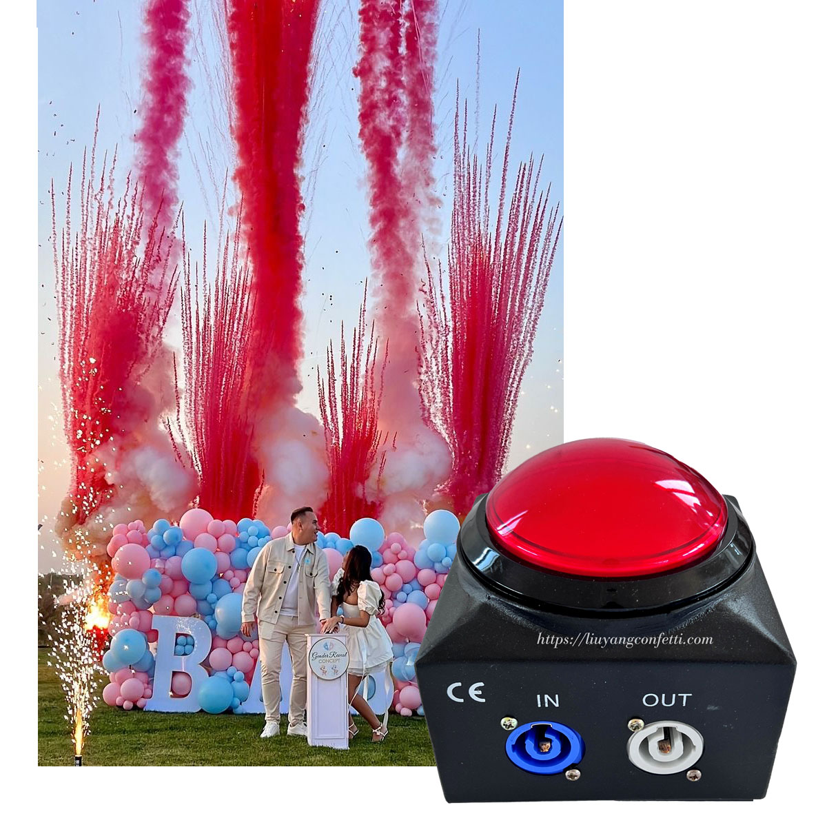 Máquina de Disparo de Polvo Ho - Confetti Cannon Tube reseña y precio