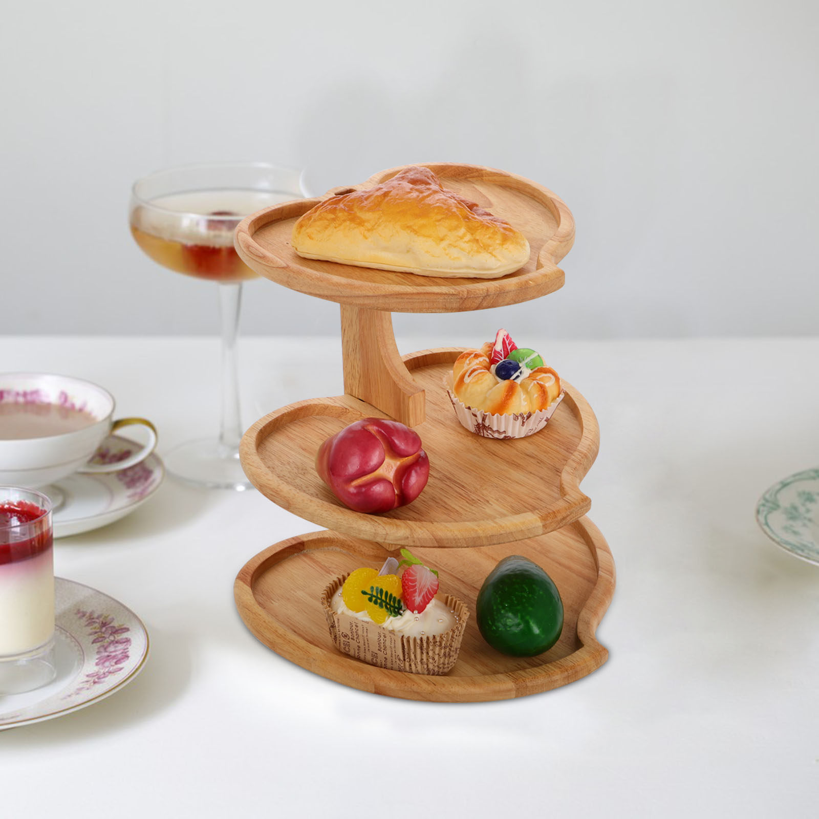 Bandeja de Madera de 3 Niveles - Cupcake Stand Tier reseña y precio