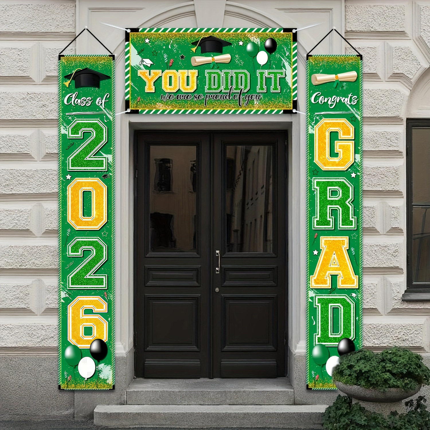 Felicitaciones a la Clase de G - Party Banner Gold reseña y precio