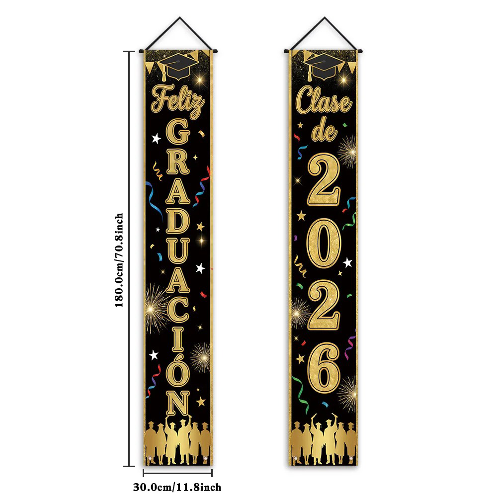 Feliz Graduación, Clase de 202 - Party Banner Gold reseña y precio