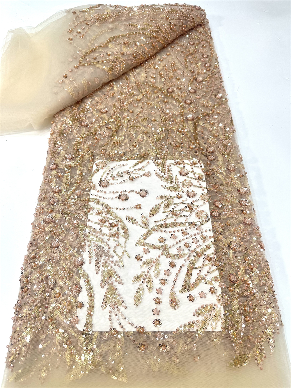 Tela de Encaje con Cuentas Fra - Glitter Tablecloth reseña y precio