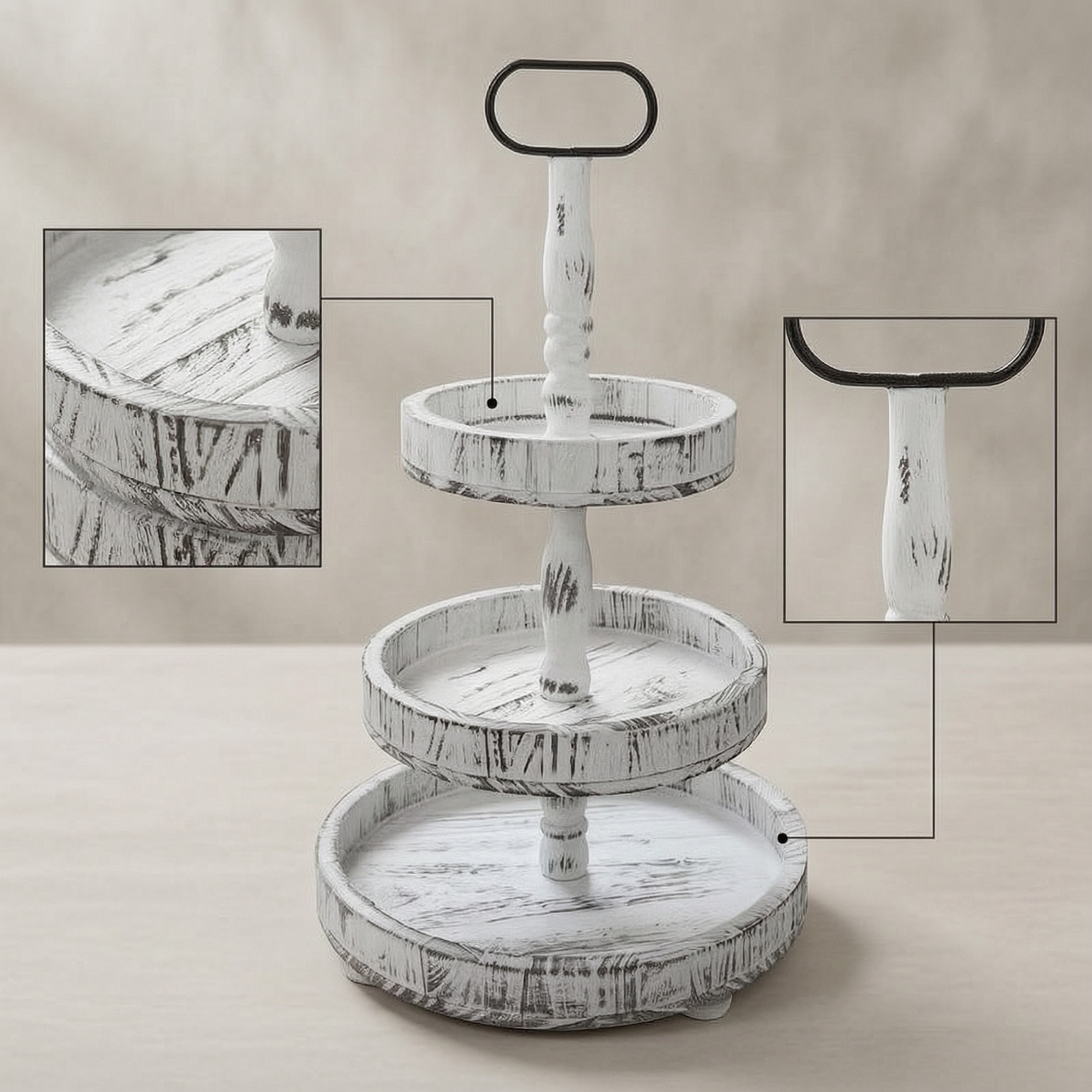Soporte de Postres de 3 Nivele - Cupcake Stand Tier reseña y precio