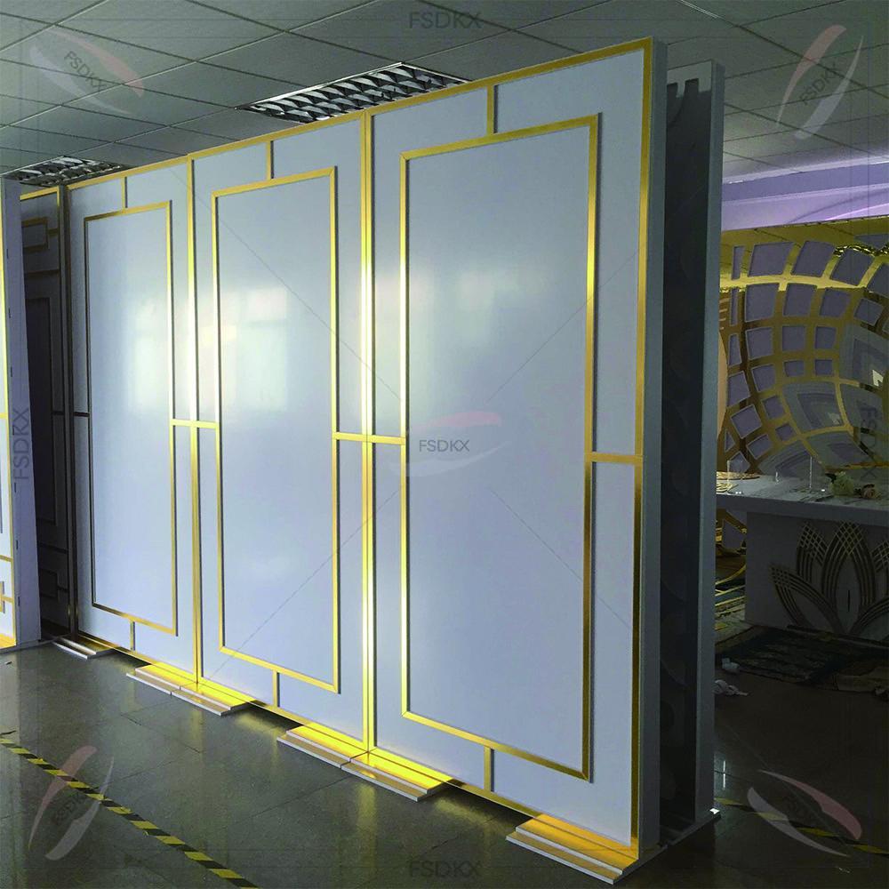 Telón de Fondo Dorado Brillant - Event Party Supply Rental reseña y precio